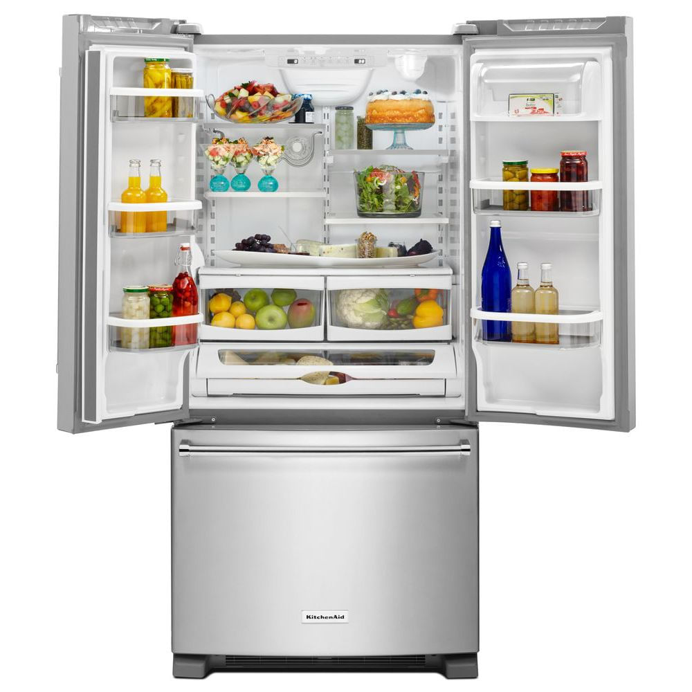 Nevera French Door Bottom Mount Acero Inoxidable 555 Lts KitchenAid nevera-french-door-bottom-mount-acero-inoxidable-555-lts-kitchenaid
