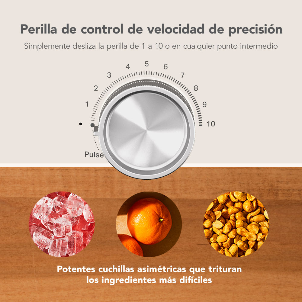 Licuadora Pure Power KitchenAid Potencia Profesional y Control