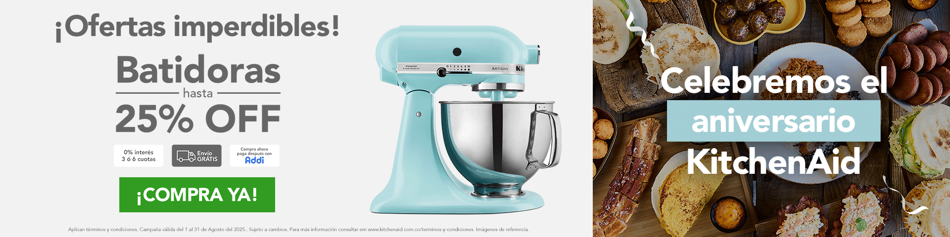 Aniversario KitchenAid Batidoras
